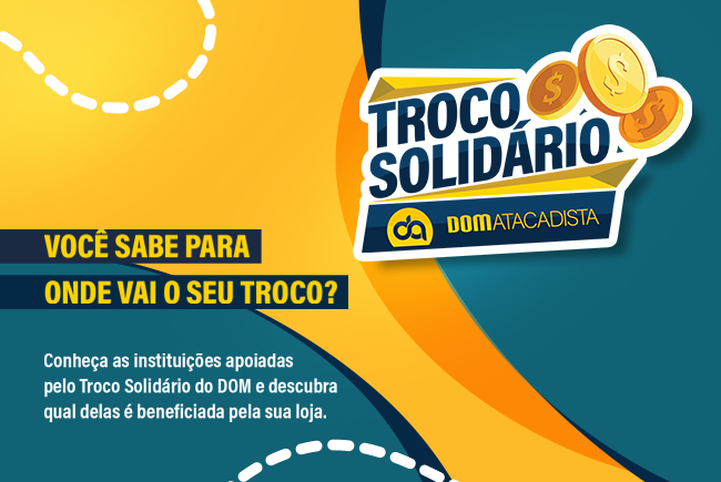 Você sabe para onde vai o seu troco? Conheça as instituições apoiadas pelo Troco Solidário do Dom